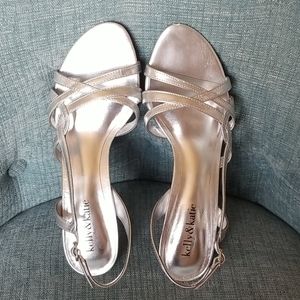 Silver Kelly & Katie Heels